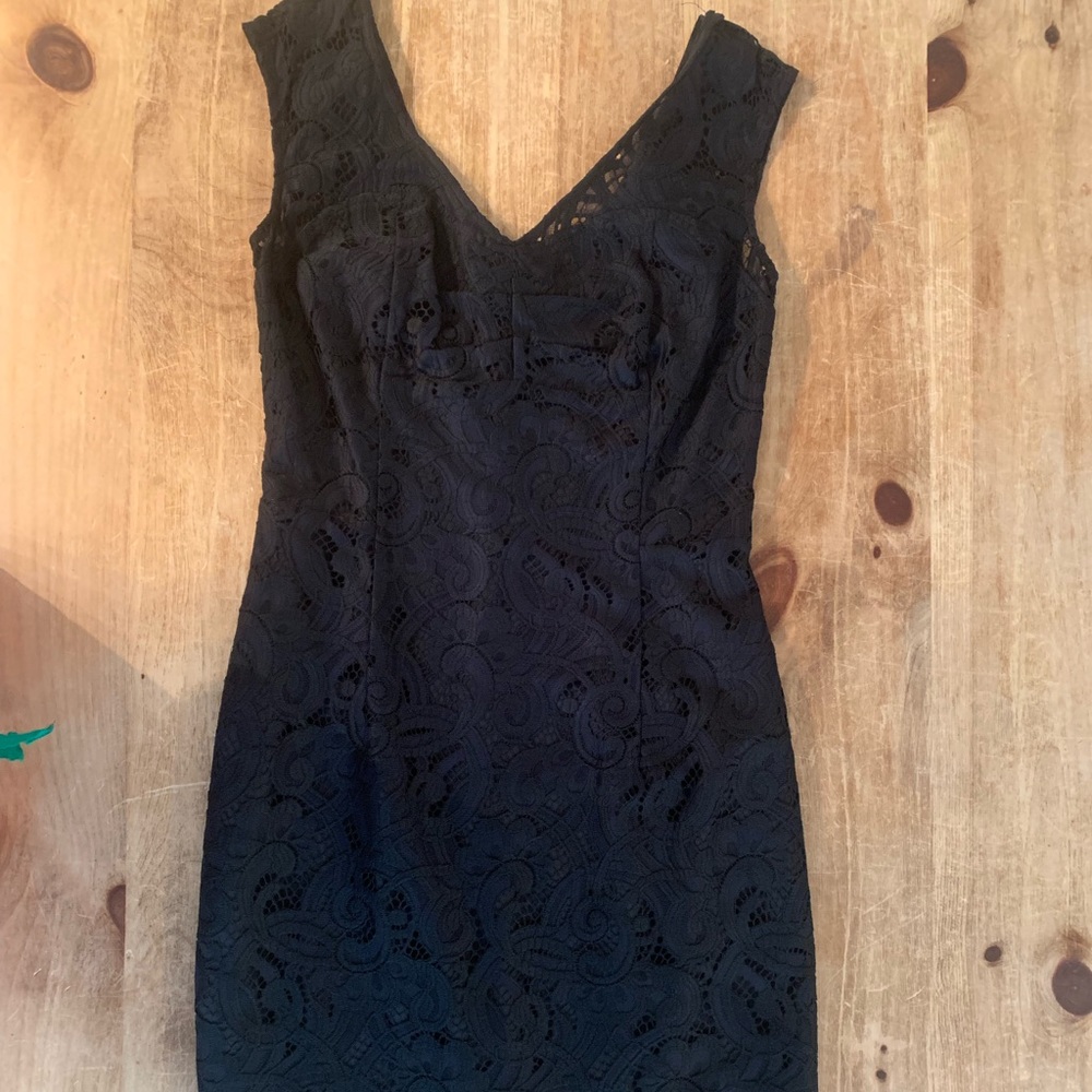 Black lace dress